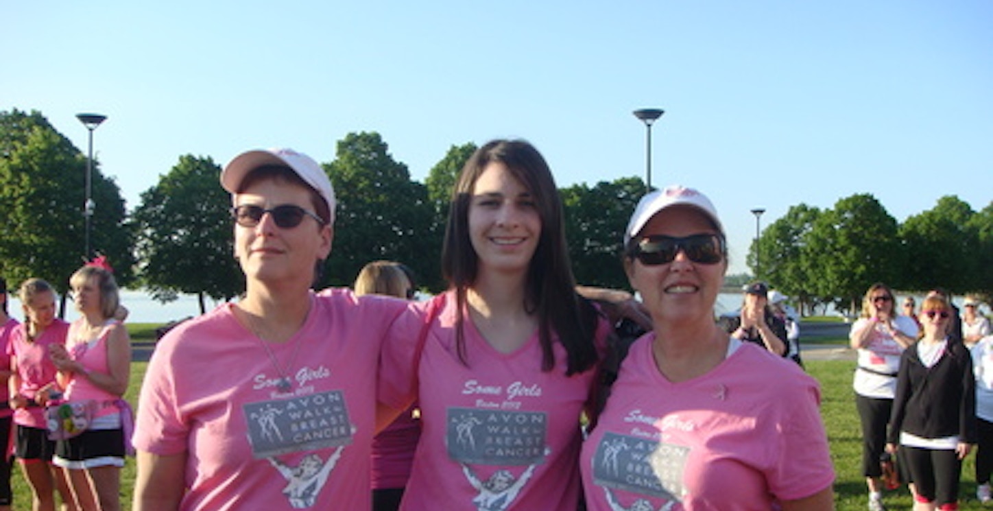 Some Girls At The Avon Walk For Breast Cancer Boston T-Shirt Photo