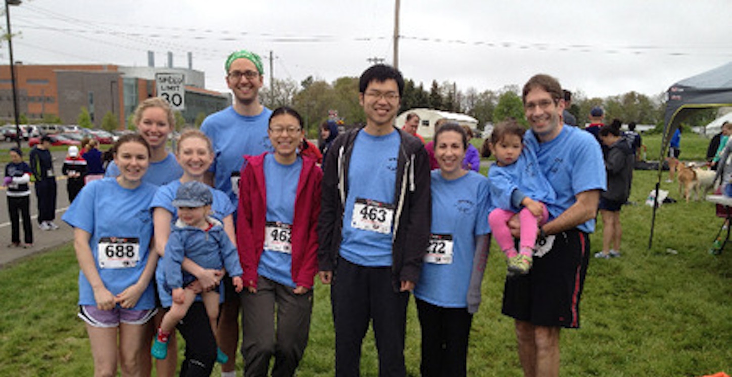 The Weiss Lab At The Zeppy Run 5 K T-Shirt Photo
