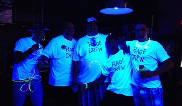 Rage Crew Black Light Party! T-Shirt Photo