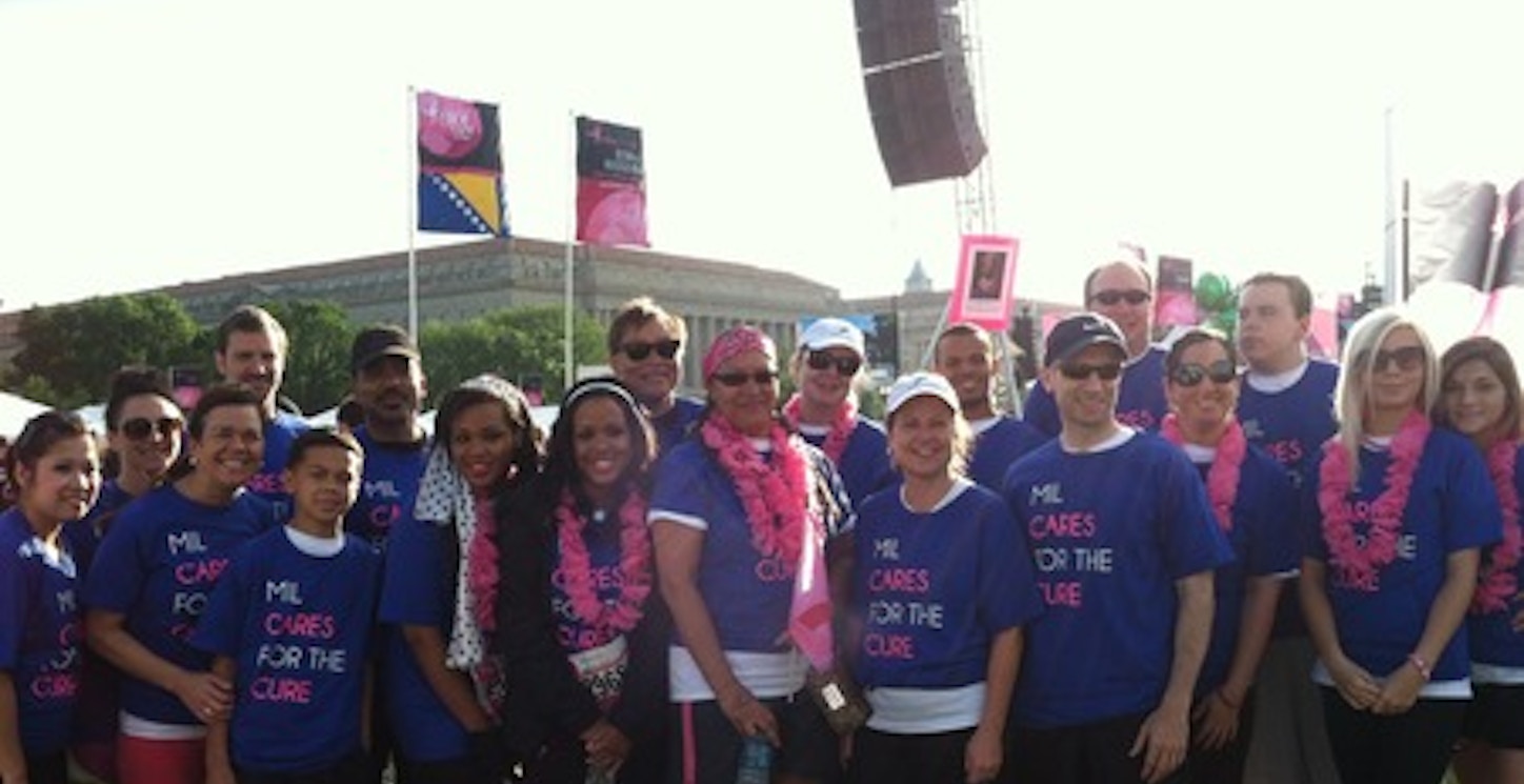 Mil Cares For The Cure! T-Shirt Photo
