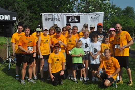 Dab, Inc   Running For Radcliffe Creek School, Chestertown Md T-Shirt Photo