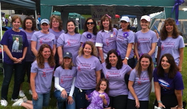 Moms On A Mission Relay For Life Team T-Shirt Photo