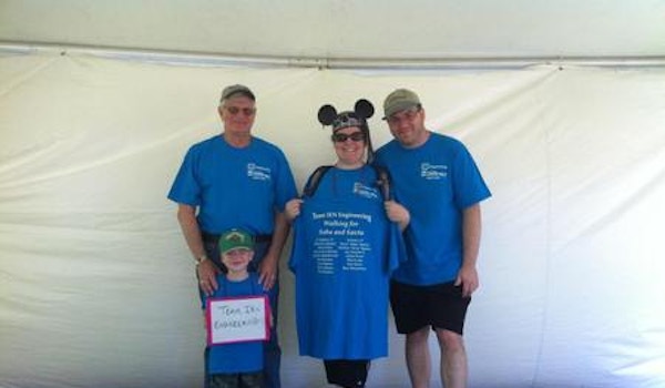 Picture of Team Ien Engineering At The Ns Cancer Walk Custom T-Shirt Design Team Ien Engineering At The Ns Cancer Walk T-Shirt Photo