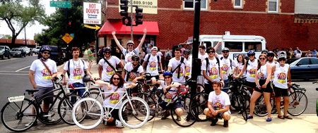 Tour De Franks   Chicago's Annual Hot Dog Bike Tour T-Shirt Photo