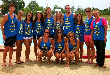 Charles Dragga Pool Lifeguards T-Shirt Photo