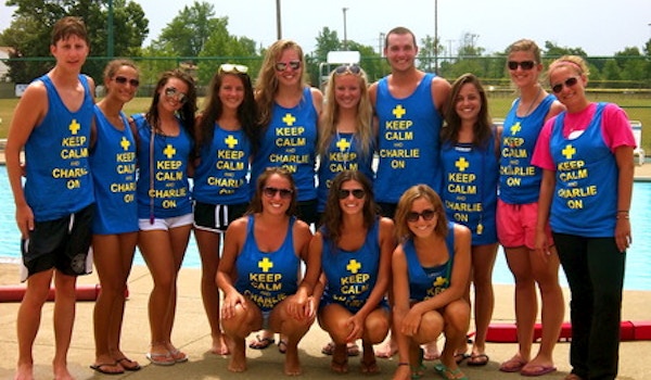 Charles Dragga Pool Lifeguards T-Shirt Photo