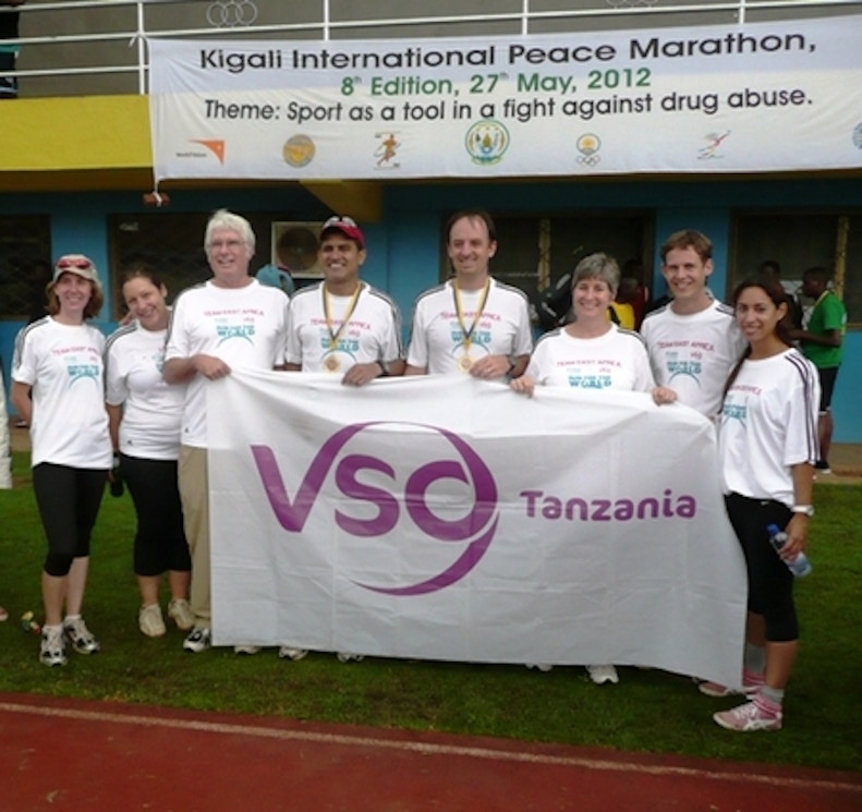 Cuso International  & Vso Team Run The Kigali Marathon  T-Shirt Photo
