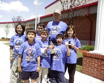 Ravensworth Takes 2nd Place Trophy At Chess Tournament. T-Shirt Photo