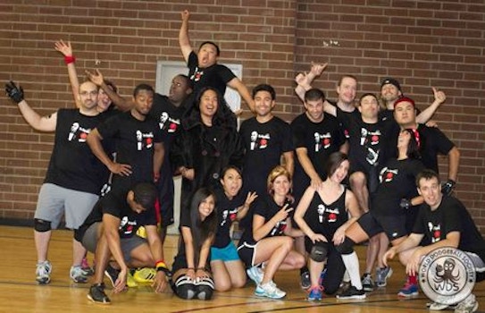 Awesome At Dodgeball. Horrible At Team Pictures. T-Shirt Photo