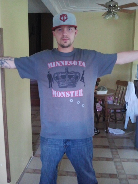 Minnesota Monster Custom T-Shirt Photo