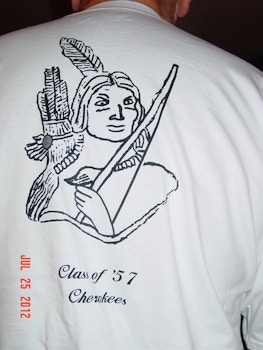 Class Of '57 Indian Brave T-Shirt Photo