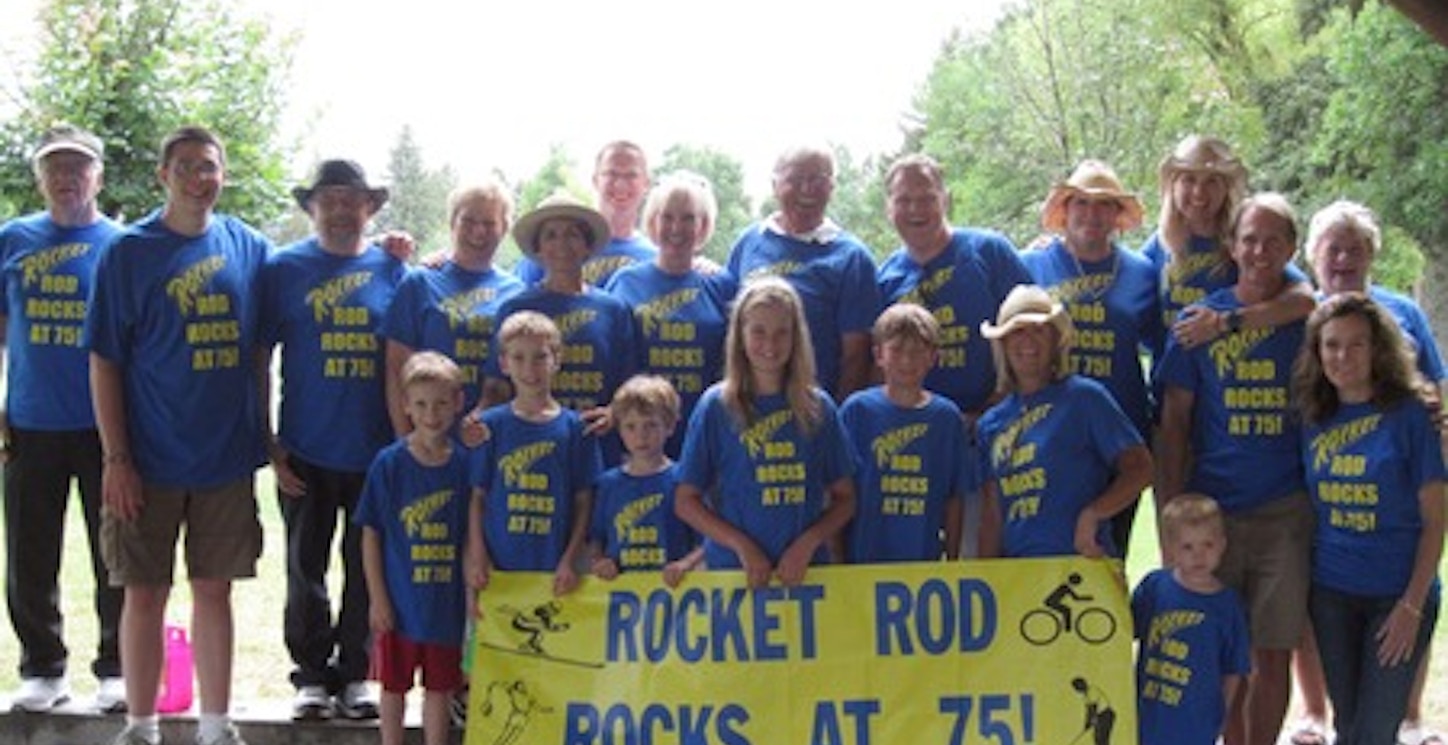 Rocket Rod Rocks At 75! T-Shirt Photo