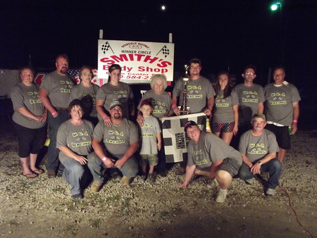 Victory Circle For Team W.G.J. Racing T-Shirt Photo