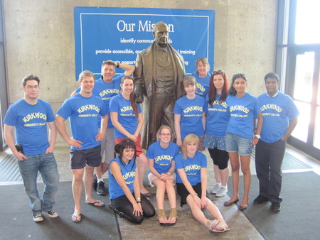 Exchange Group At Kirkwood Community College T-Shirt Photo