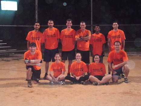Master Batters Softball Team T-Shirt Photo