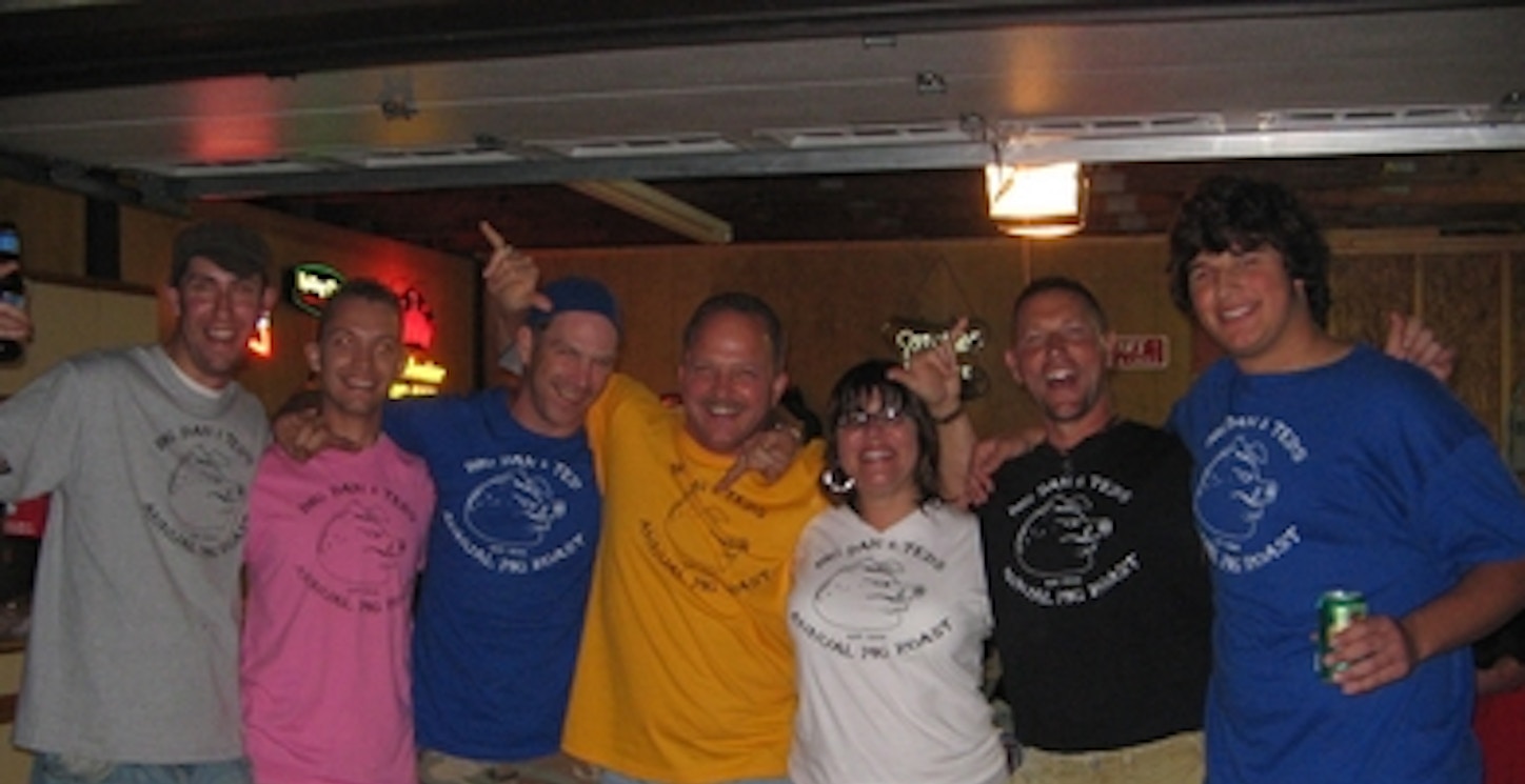 Picture of Post Party Big Dan & Ted's Annual Hog Roast Custom T-Shirt Design Post Party Big Dan & Ted's Annual Hog Roast T-Shirt Photo