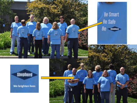 Shepherd Color Safety T-Shirt Photo