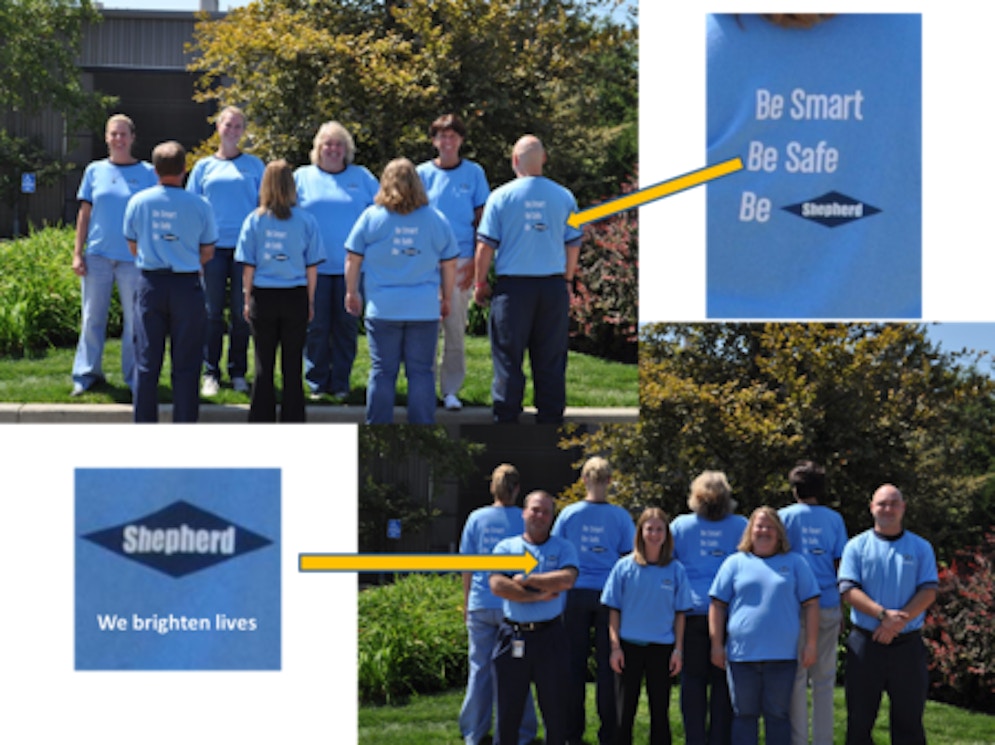 Shepherd Color Safety T-Shirt Photo