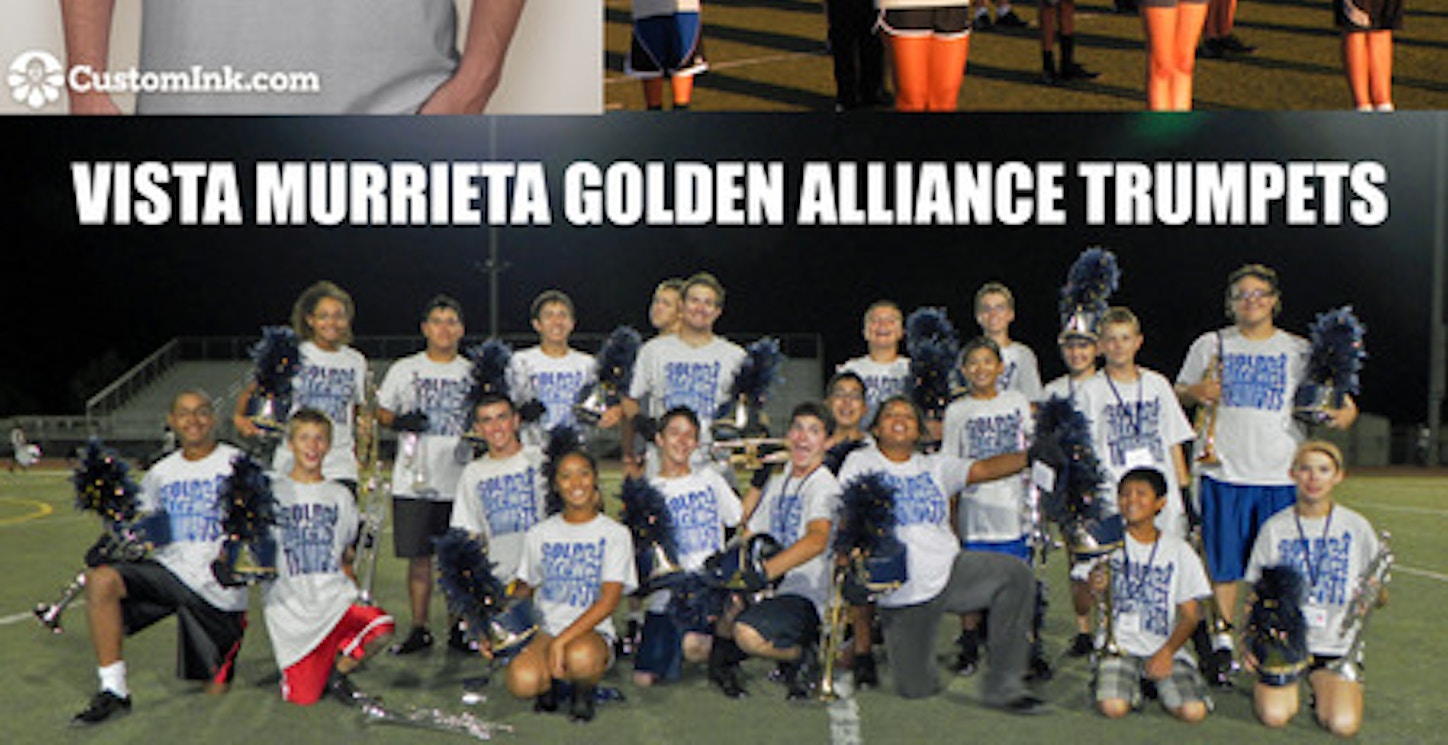 Vista Murrieta Hs Golden Alliance Trumpets T-Shirt Photo