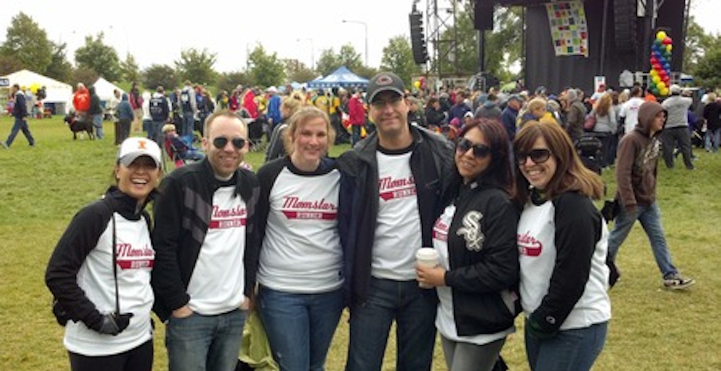 Team Momstar Runner After The 2012 Als Walk4 Life T-Shirt Photo