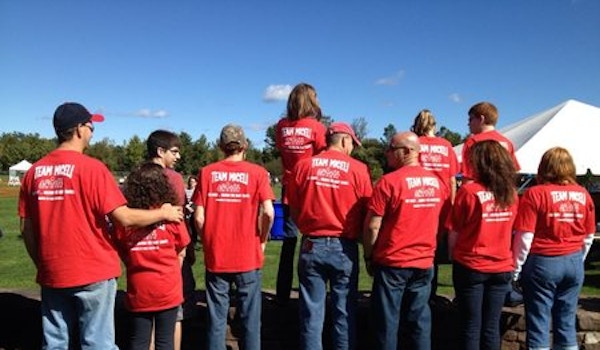 One Family Walking For Many Causes. T-Shirt Photo