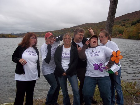 The Set Up Crew For The Hillcrest Hikers  T-Shirt Photo