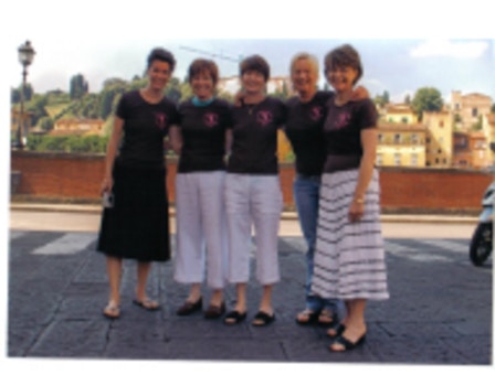 Collins Chicks Invade Italy T-Shirt Photo