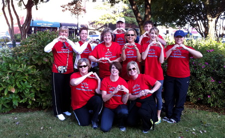 We Rocked The Red For Go Red! T-Shirt Photo