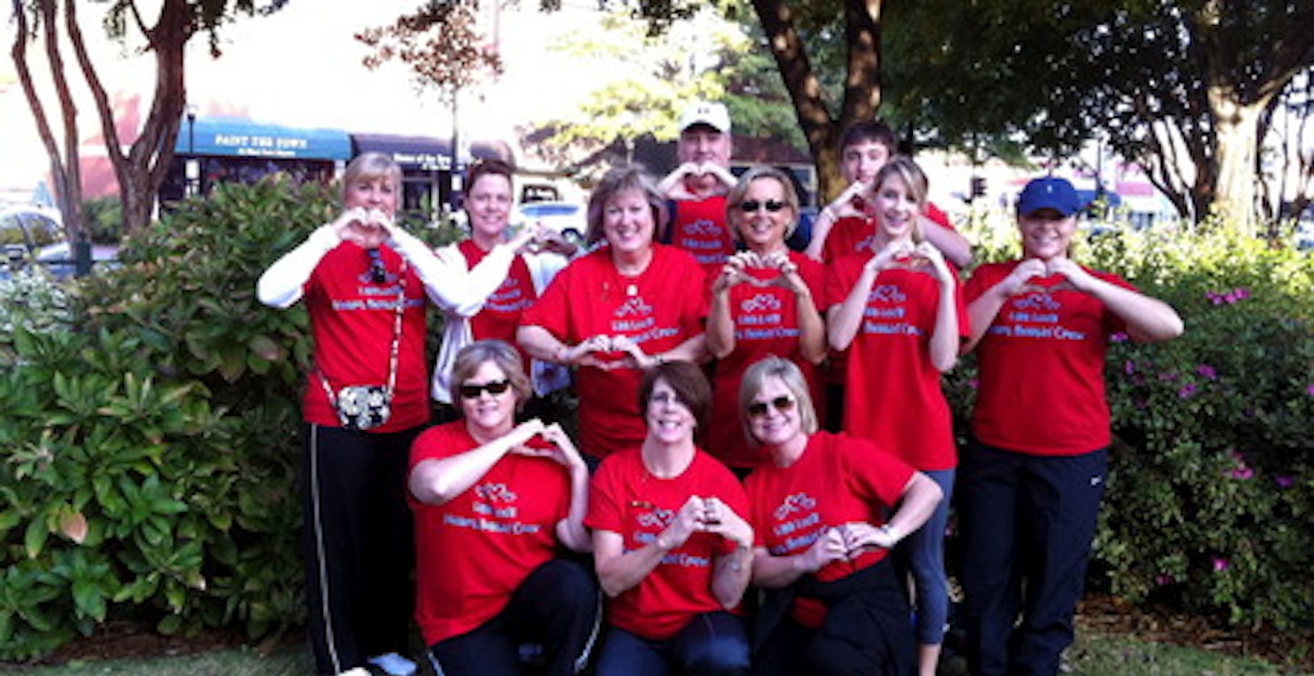 We Rocked The Red For Go Red! T-Shirt Photo
