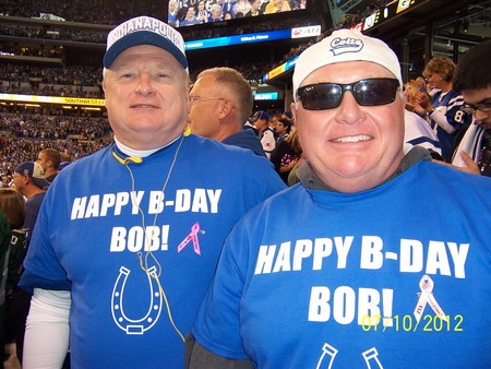 John And Brian At The Game T-Shirt Photo