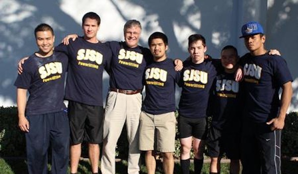 Picture of Sjsu Powerlifting Team At San Jose Open Custom T-Shirt Design Sjsu Powerlifting Team At San Jose Open T-Shirt Photo
