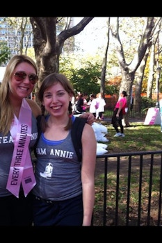 Team Annie's 40 Mile Breast Cancer Walk T-Shirt Photo