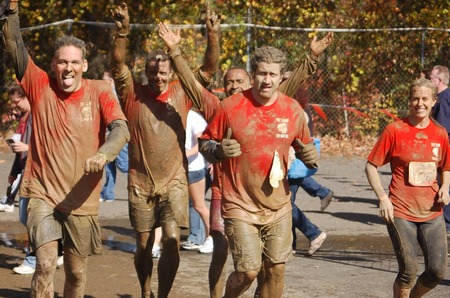 Muddy Finish Line T-Shirt Photo