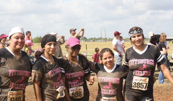 Tittsburgh Feelers   Dirty Girl Mud Run 2012 T-Shirt Photo