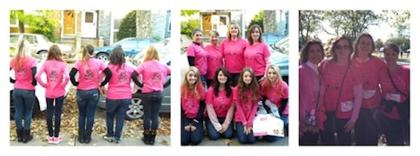 Queens Pink Panthers   Making Strides T-Shirt Photo