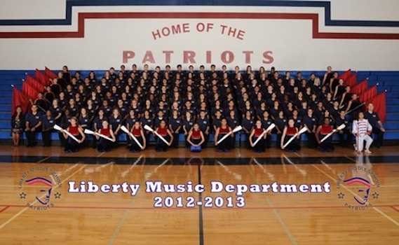 Liberty Middle School Music Department 2012 T-Shirt Photo