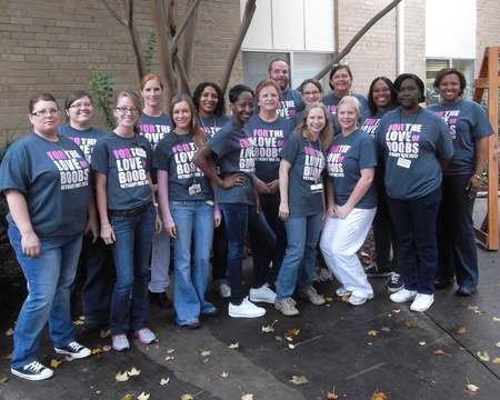 For The Love Of Boob's Team  T-Shirt Photo