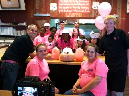 Pretty In Pink For Our Breast Cancer Charity Day T-Shirt Photo