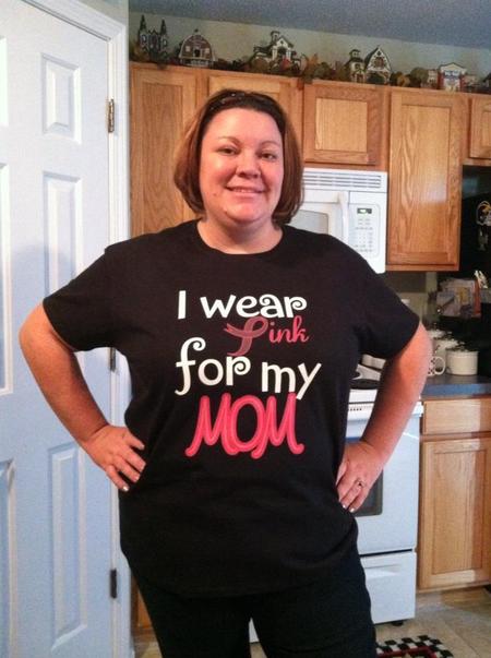 Pink For My Mom T-Shirt Photo