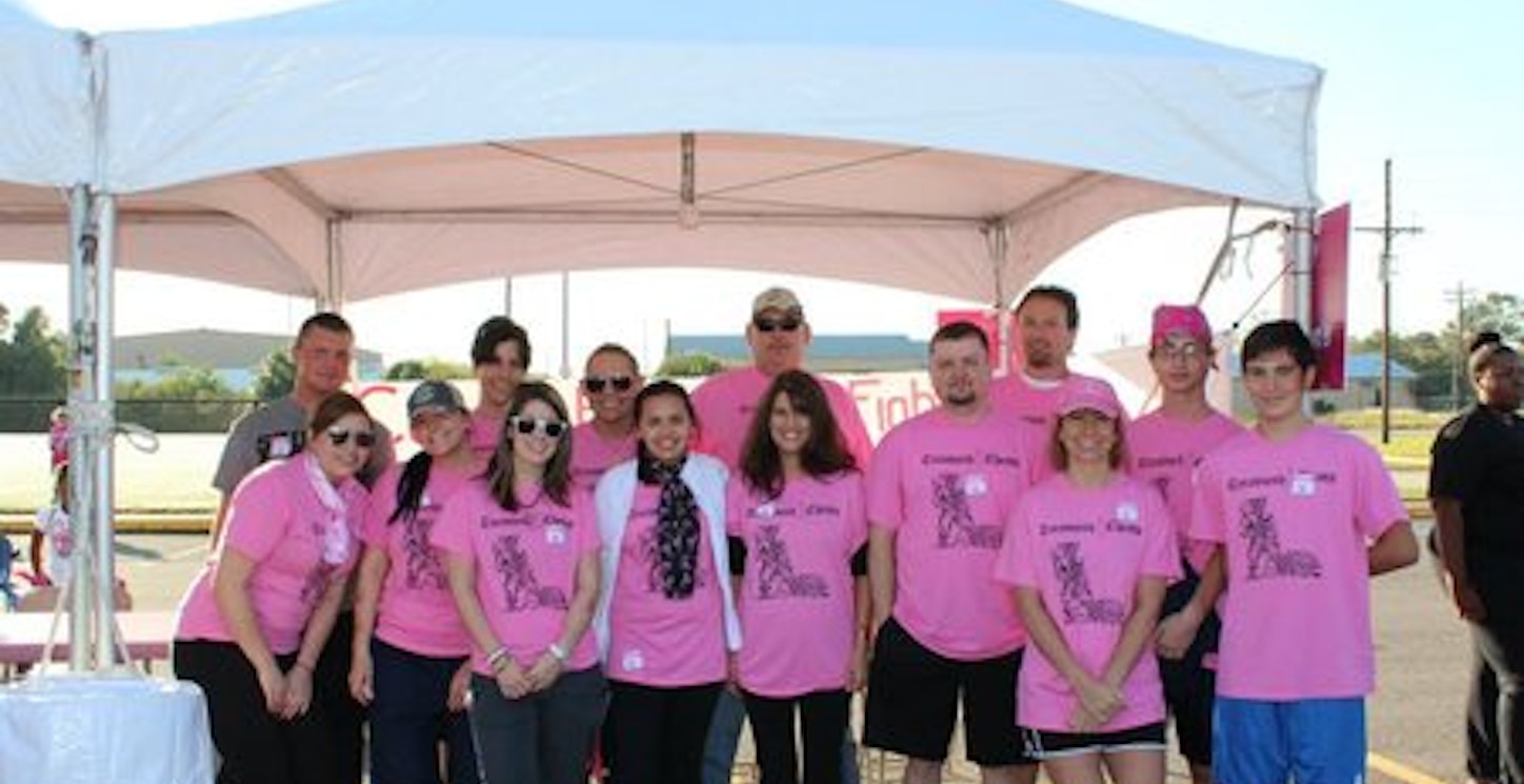 Treasured Chests Making Strides Against Breast Cancer T-Shirt Photo