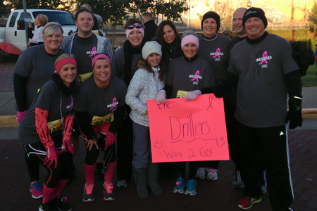 Race For The Cure Walk, Race, Fight Drillers T-Shirt Photo