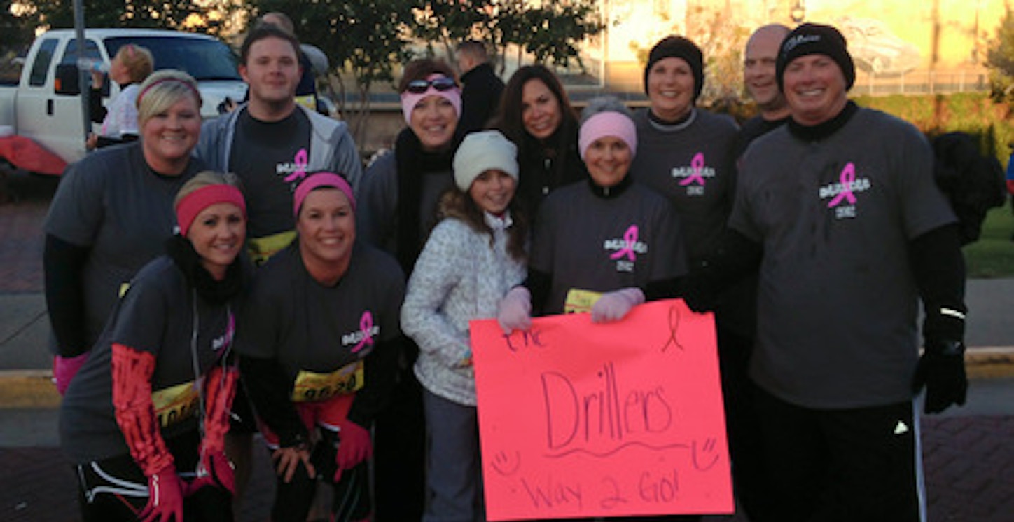 Race For The Cure Walk, Race, Fight Drillers T-Shirt Photo