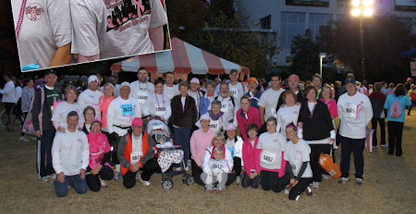Race For The Cure 2012   Team Susan Brown T-Shirt Photo