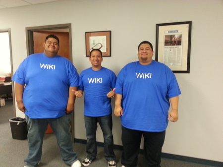 Stuck Between A Rock And A Hard Place. T-Shirt Photo