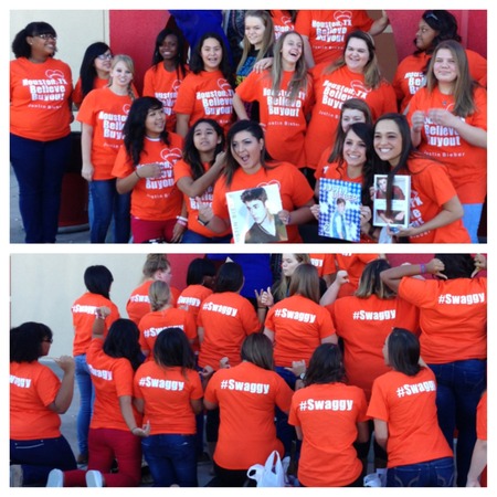 Justin Bieber Houston Buyout  T-Shirt Photo