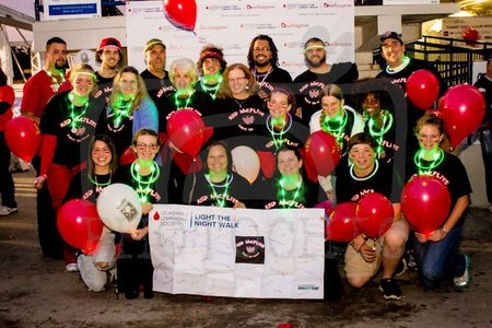 Red Mc Flies Light The Night T-Shirt Photo