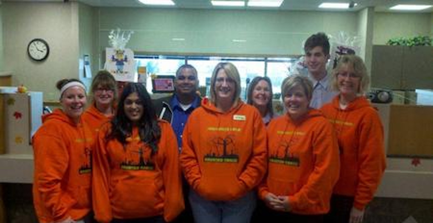 Picture of Merchants Bank Haunted Trail 2012 Custom T-Shirt Design Merchants Bank Haunted Trail 2012 T-Shirt Photo