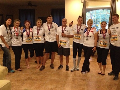 Team Dk Finishes The Marine Corps Marathon T-Shirt Photo