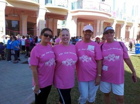 Making Strides Against Breast Cancer T-Shirt Photo