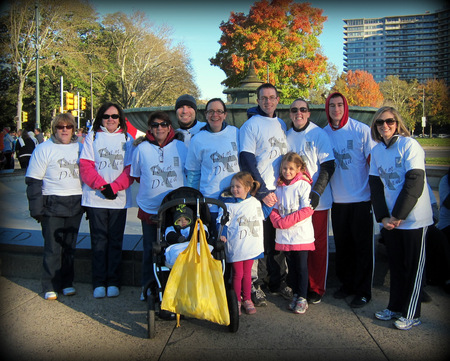 Team Delia, Race For Hope T-Shirt Photo